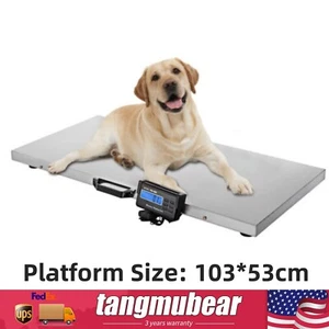 1100lbs Industrial Lcd Digital Weight Scale For Large Pets Postal Warehouse - Picture 1 of 12