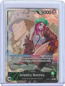 One Piece OP-07 500 Years In The Future English Jewelry Bonney Alt Art #OP07-019 - Picture 1 of 2