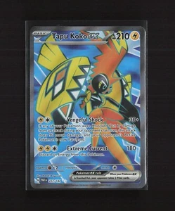 Tapu Koko ex 222/182 Paradox Rift Full Art Holo Ultra Rare Pokemon Card - Picture 1 of 11