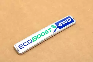 2017-2019 FORD ESCAPE LIFTGATE NAMEPLATE EMBLEM "ECOBOOST 4WD" OEM - Bild 1 von 5