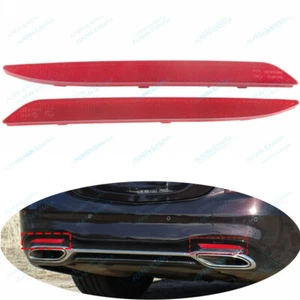 L&R Rear Bumper Reflector For Mercedes Benz W222 W217 S S350 S550 GLE 400 A A200 - Picture 1 of 6