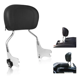 Rear Upright Backrest Sissy Bar for Touring Road King FLHT FLHX FLTR 1997-2008 - Picture 1 of 10