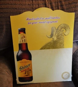 2005 Shiner Bock POP POS Easel Style Poster NOS Spoetzl Brewery - Picture 1 of 3
