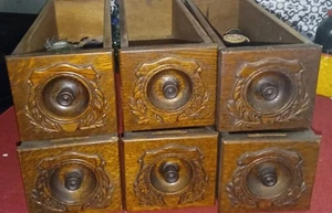 Antike Singer Nähmaschine 6 Schubladen & Regale, verziert - Bild 1 von 5