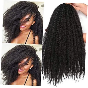 18 Zoll Marley Twist Haar für Twists Cuabn Twist Haar 18 Zoll (3er Pack) 1B# - Bild 1 von 8