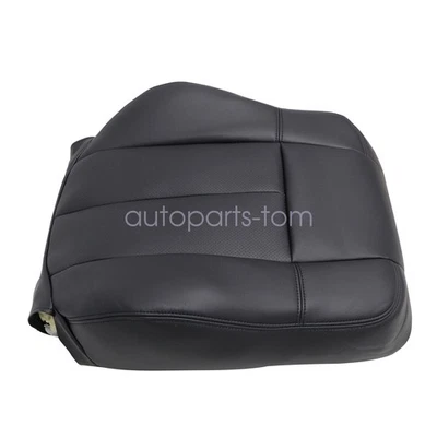 Cubierta de asiento de cuero perforado superior de pasajero negra para Infiniti M35 M45 2006-2010 Foto 1 de 4