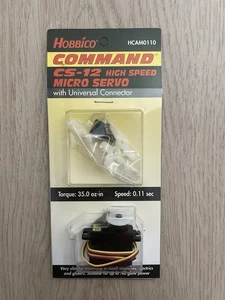 Hobbico Command CS-12 High Speed Micro Servo HCAM0110 sealed New-Old-Stock - Picture 1 of 7