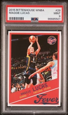 2015 Rittenhouse WNBA #29 Maggie Lucas PSA 9 Indiana Fever - Image 1 of 2