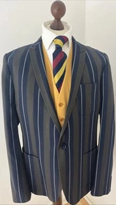 Chaqueta Blazer Boating Rayas Hombre’s Mod 60’s Regatta Races por ASOS 42L - Imagen 1 de 11