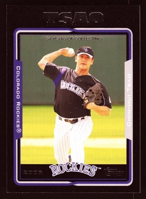 Chin-Hui Tsao Colorado Rockies 2005 Topps Black #378 SN /54 - Image 1 of 2