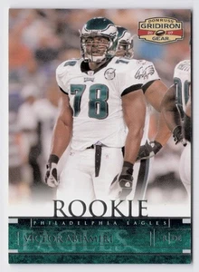 2007 Donruss Gridiron Gear Rookie Victor Abiamiri #199 /599 (RC) EAGLES - Picture 1 of 2