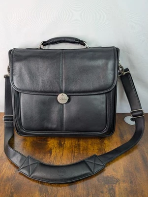 Dell Resistente Cuero Laptop Estuche Profesional Mensajero Correa para el Hombro Foto 1 de 4