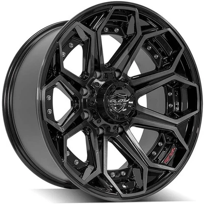 20" Black Wheel w/Brushed Face for 2011-23 GMC Sierra 2500 HD - RVO3259 - Image 1 of 4