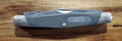 Buck 303A USA 3 Blade Gray Workman Pocket Knife - Image 1 of 4