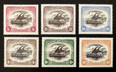 PNG - 2002 - 100th Anniv. of the first Papuan Stamps - Set of 6 Stamps (MNH). - Image 1 of 2