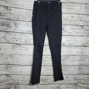 Pantalones de mezclilla ajustados negros Fashion Nova para mujer talla 13 (30 W) - Imagen 1 de 9