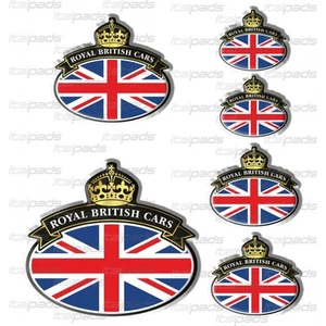Kit 6 Pegatinas Bandera Inglesa Union Jack Range Rover Mini Land - Imagen 1 de 1