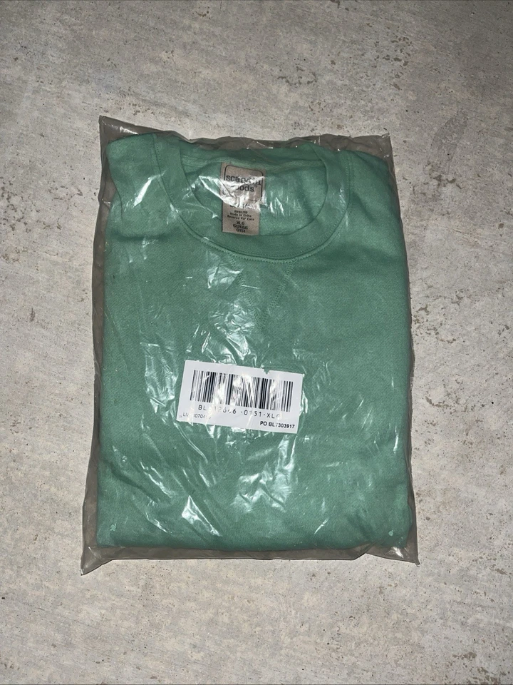 Scandia Woods  Men's Short   Sleeve Green Tshirt  Button Up  Size 3XL. Foto 1 de 1