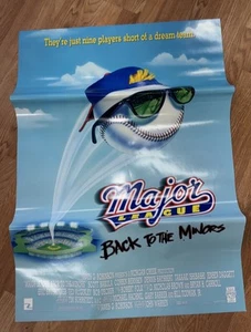 Movie poster major league(back To Minors) 2 Sided 27x39 - Picture 1 of 2