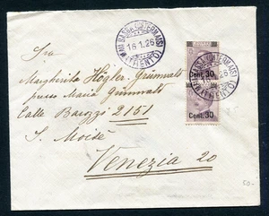 b. ann. bilingue MAIA BASSA (UNTERMAIS) TRENTO 1926 aff. mchetti c.30 su c.55x2 - Bild 1 von 3