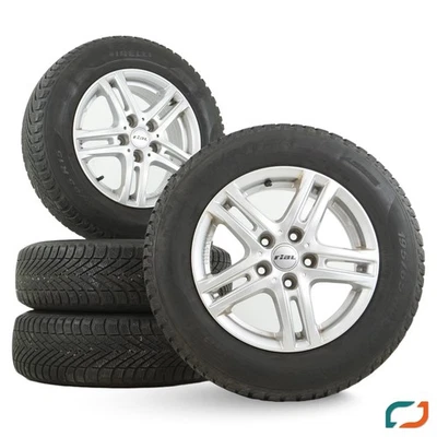 Winterräder Seat Leon 5F Skoda Octavia 5E VW Caddy 2K Winterreifen Rial 15 Zoll - Bild 1 von 4