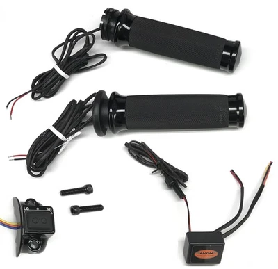 Empuñaduras de manillar negras térmicas Avon Custom Contour (CC-86-ANO-HT) Foto 1 de 2