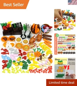 Pädagogisches MINT-Spielzeug: City Lebensmittel Zubehör Baustein-Set für Rollenspiele - Bild 1 von 8