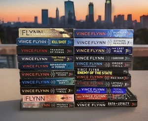 Vince Flynn Mitch Rapp Series Complete 1-21 Mixed Book Lot Most Trade Paperback - Picture 1 of 23
