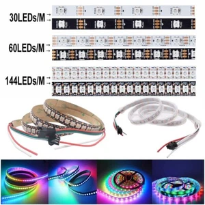 LED Streifen WS2812B 5050 RGB Leiste Licht IC individuell adressierbare 1m~5m 5V - Bild 1 von 25