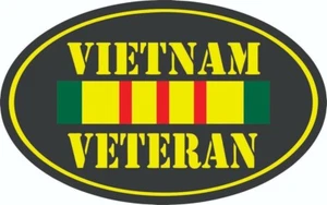 Vietnam Veteran - Military Bumper Sticker / Decal - Picture 1 of 3