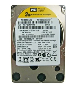Disco duro WD VelociRaptor WD3000BLHX 300 GB 10 K RPM 32 MB SATA 2,5 - Imagen 1 de 2