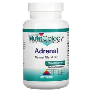 2 X Nutricología, suprarrenal, glandular natural, 150 cápsulas vegetales - Imagen 1 de 2