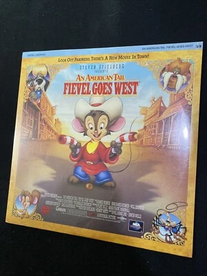 Brand New Sealed AN AMERICAN TALE FIEVEL GOES WEST Laserdisc 1992 MCA Universal Foto 1 de 4