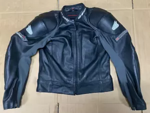 HEIN GERICKE Mens Leather Motorcycle Motorbike Jacket UK 38" Chest (C92) - Picture 1 of 12