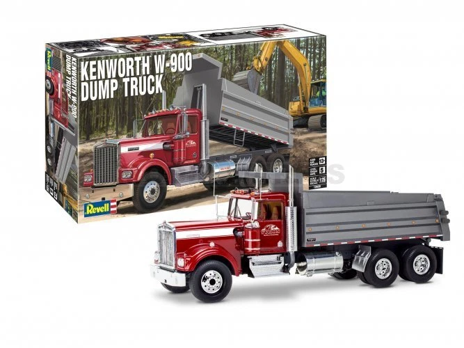 REVELL Dumper Kenworth W-900 da assemblare e verniciare 1/25 REV12628