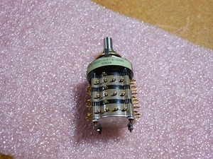 GRAYHILL ROTARY SWITCH # 57M22-03-4-04N   1AMP  12POLE 4 POS - Picture 1 of 5