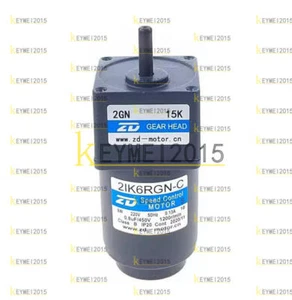 One ZD 2IK6RGN-C 2GN 15K Miniature Gear Speed Motor 2GN15K New - Picture 1 of 1