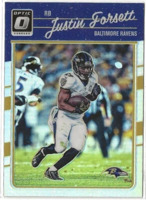 JUSTIN FORSETT  -  RB - Baltimore Ravens - 2016 Panini Donruss Optic  #8  (549a) - Image 1 of 3