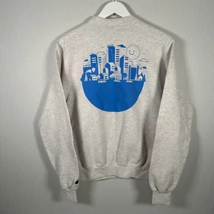 Champion Mens S Waze Traffic Navigation Sat Nav PROMO Sweatshirt Sweater Grey - Picture 1 of 10