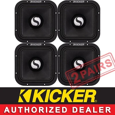 2 ALTAVOCES KICKER 49ST7MR8 COCHE/SPL AUDIO 7" SERIE ST GAMA MEDIA 8-OHMS 2 PARES Foto 1 de 4