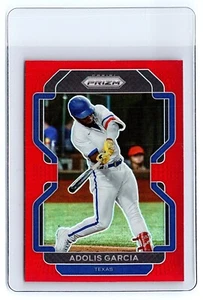 2022 Panini Prizm Tier II Red #142 Adolis Garcia Texas Rangers - Picture 1 of 2