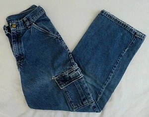 Boys WRANGLER HERO Jeans Blue Denim  6 Pockets Size 16 VGC  - Picture 1 of 10