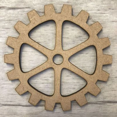 WOODSHAPES Cog 2 MDF Wood Miscellaneous Base Wooden Blank Craft