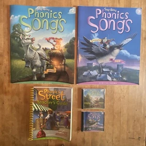 Sing-Along Phonic Songs 2 Easel Books 15 x 18 2 CD's Level 2 and 3 Teacher Guide - Foto 1 di 24