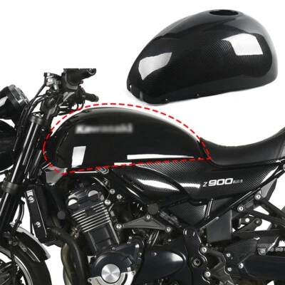 Fuel Tank Cover with Carbon Fiber Pattern for Kawasaki Z900RS Models of 2018+ - Image 1 of 4
