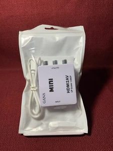 RCA auf HDMI und USB Ladekabel GANA Mini UP Scaler 1080P - Bild 1 von 7