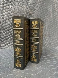 Easton Press 2 Vol LYNDON JOHNSON & HIS TIMES Dallek LEATHER Library President - Imagen 1 de 13