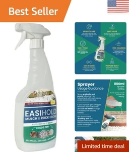 Easihold Rock and Mulch Glue - 27oz Landscape Stabilizer with Applicator - Picture 1 of 11