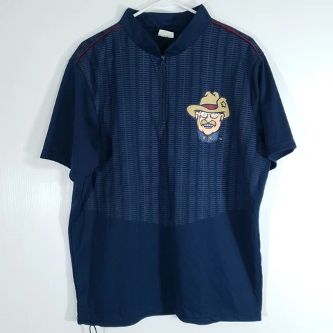 Frisco RoughRiders Men’s Medium Wind Shirt Pullover Polyester MiLB Texas Rangers Cover