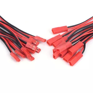 10X 2Pin 2.54mm Male and Female Wire Connector Plug Cable For RC Battry Model&VF - Picture 1 of 9